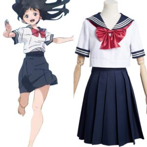 Akebi-chan no Sērāfuku à Manches Courtes Cosplay Costume
