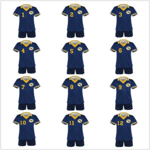 Yellowjackets 2 Uniforme d'Équipe de Soccer Cosplay Costume