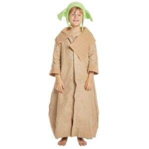 The Mando Baby Yoda Robe Chapeau Halloween Cosplay Costume Pour Enfant