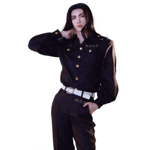 Adulte Tōkyō Ribenjāzu Manji Gang Noir Baji Cosplay Costume