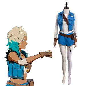 Hi-Fi Rush Peppermint Manteau Adulte Cosplay Costume