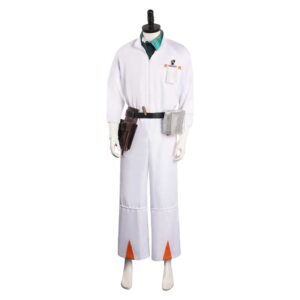 Retour Vers Le Futur Doc Brown Homme Combinaison Cosplay Costume Halloween