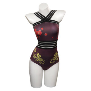 Genshin Impact Hutao Maillot De Bain Cosplay Costume Carnaval