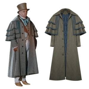 Good Omens 2 Aziraphale Uniform Cosplay Costume Halloween Carnival