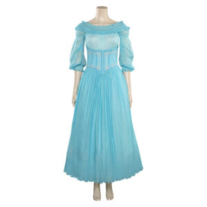 La Petite Sirène The Little Mermaid Ariel Bleu Robe Cosplay Costume