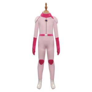 Enfant Super Mario Bros Princesse Peach Combinaison Cosplay Costume