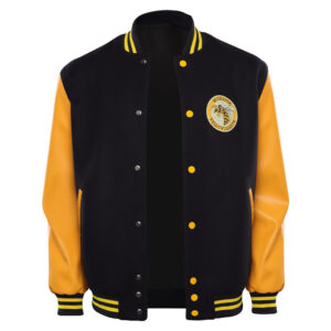 Adulte Yellowjackets 2 Noir Maillots de Baseball Manteau Cosplay Costume