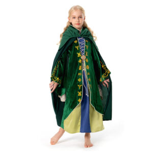 2022 Enfant Hocus Pocus 2 Winifred Sanderson Robe Cosplay Costume