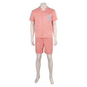 Barbie Ken Top & Pant Rose Ensemble Cosplay Costume