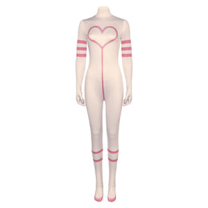 Hazbin Hotel(2024) Angel Dust Combinaison Blanche Cosplay Costume