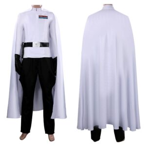White Fighting Tenue Cosplay Costume