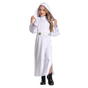 Enfant Princesse Leia Robe Enfant Cosplay Costume