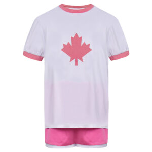 2022 Alerte Rouge Meilin Lee Enfant Pyjamas Cosplay Costume