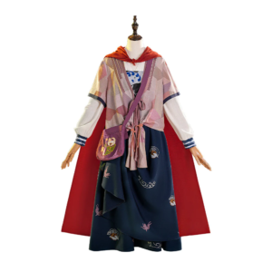 Where Winds Meet(2025) Hong Xian Wuxia Hanfu avec Cape Cosplay Costume