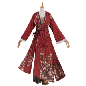 Where Winds Meet(2025) Han Xiangxun Tenue Rouge Wuxia Hanfu Cosplay Costume