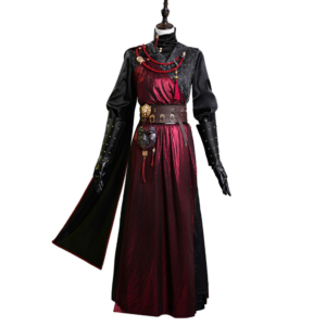 Femme Where Winds Meet(2025) San Geng Tian Unifrome Rouge Wuxia Hanfu Cosplay Costume