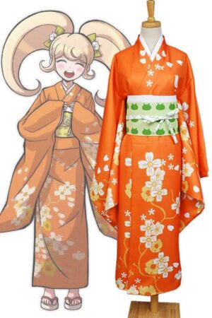 Super Danganronpa 2 Hiyoko Saionji Kimono Cosplay Costume
