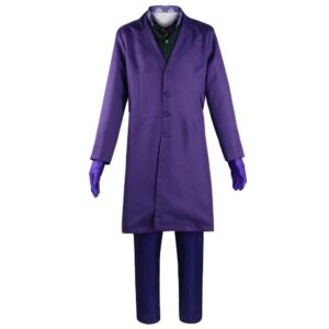 The Dark Knight Heath Ledger Joker Tenue Complete Cosplay Costume