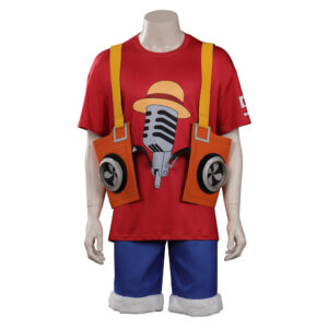 2022 One Piece Red Monkey D. Luffy Cosplay Costume