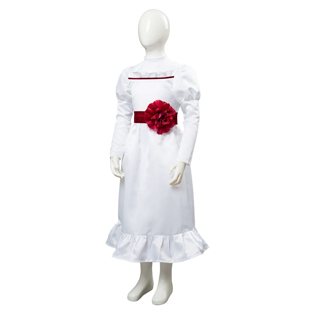2019 Annabelle La Maison du mal Annabelle Cosplay Costume Enfant – Image 3