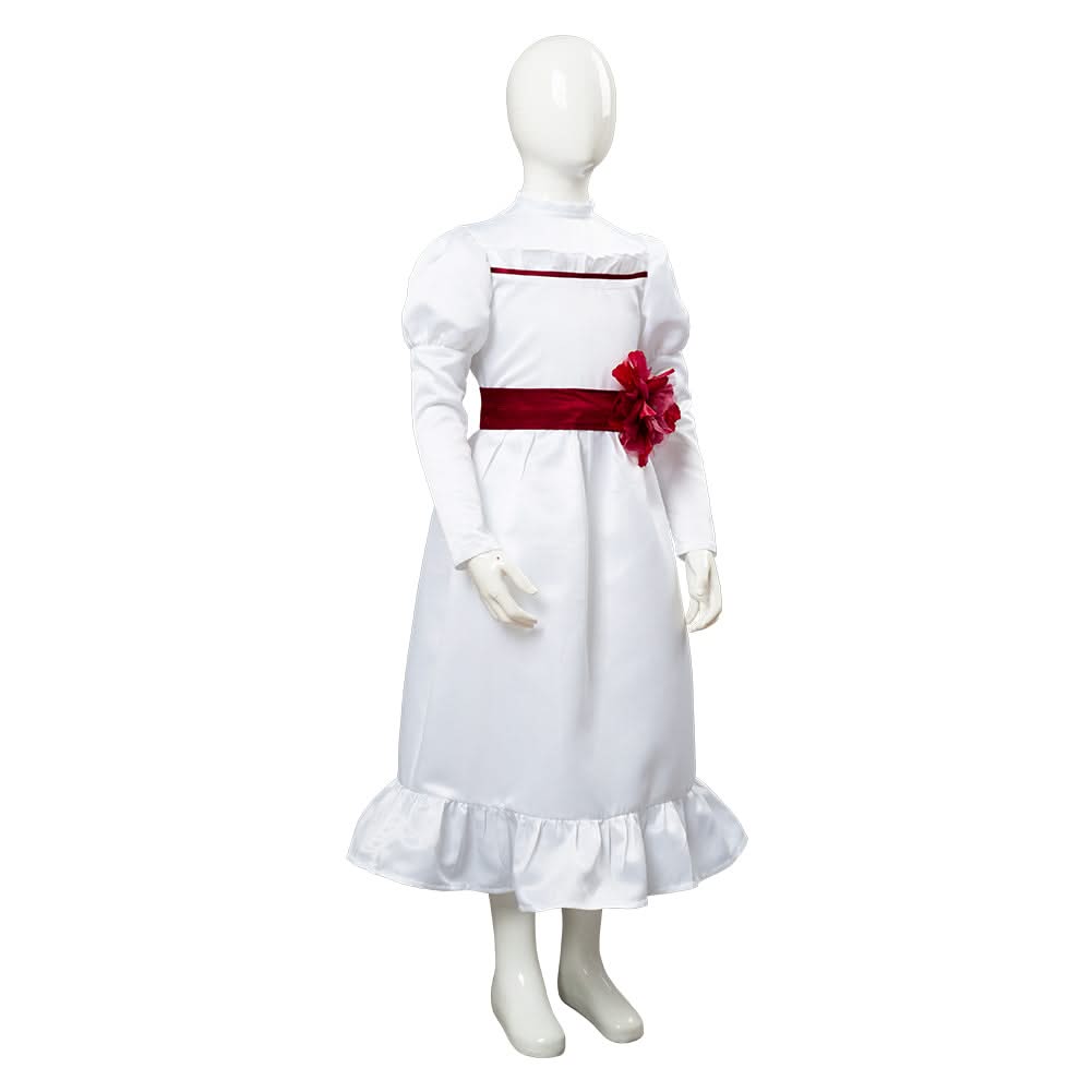 2019 Annabelle La Maison du mal Annabelle Cosplay Costume Enfant – Image 4