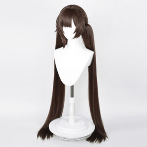 Honkai: Star Rail Sushang Cosplay Perruque Double Queue de Cheval