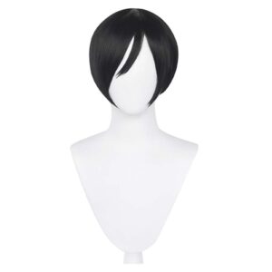Resident Evil 4 Ada Wong Perruque Halloween Carnaval Accessoire
