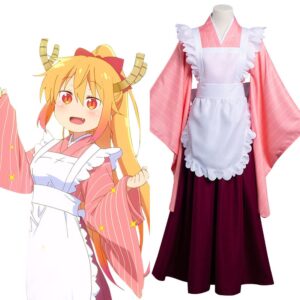 Kobayashi-san Chi no Meidoragon Tōru Kimono Cosplay Costume