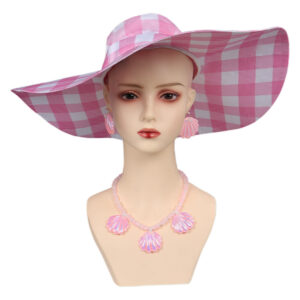 2023 Barbie Chapeau de Soleil Collier Boucles d'oreilles Accessories