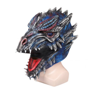 Accessoires House of the Dragon Dragon Masque En Latex Mascarade De Casques Fête Halloween