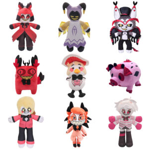 Hazbin Hotel Alastor/Angel Dust/Charlie/Lucifer/Adam Jouet en Peluche