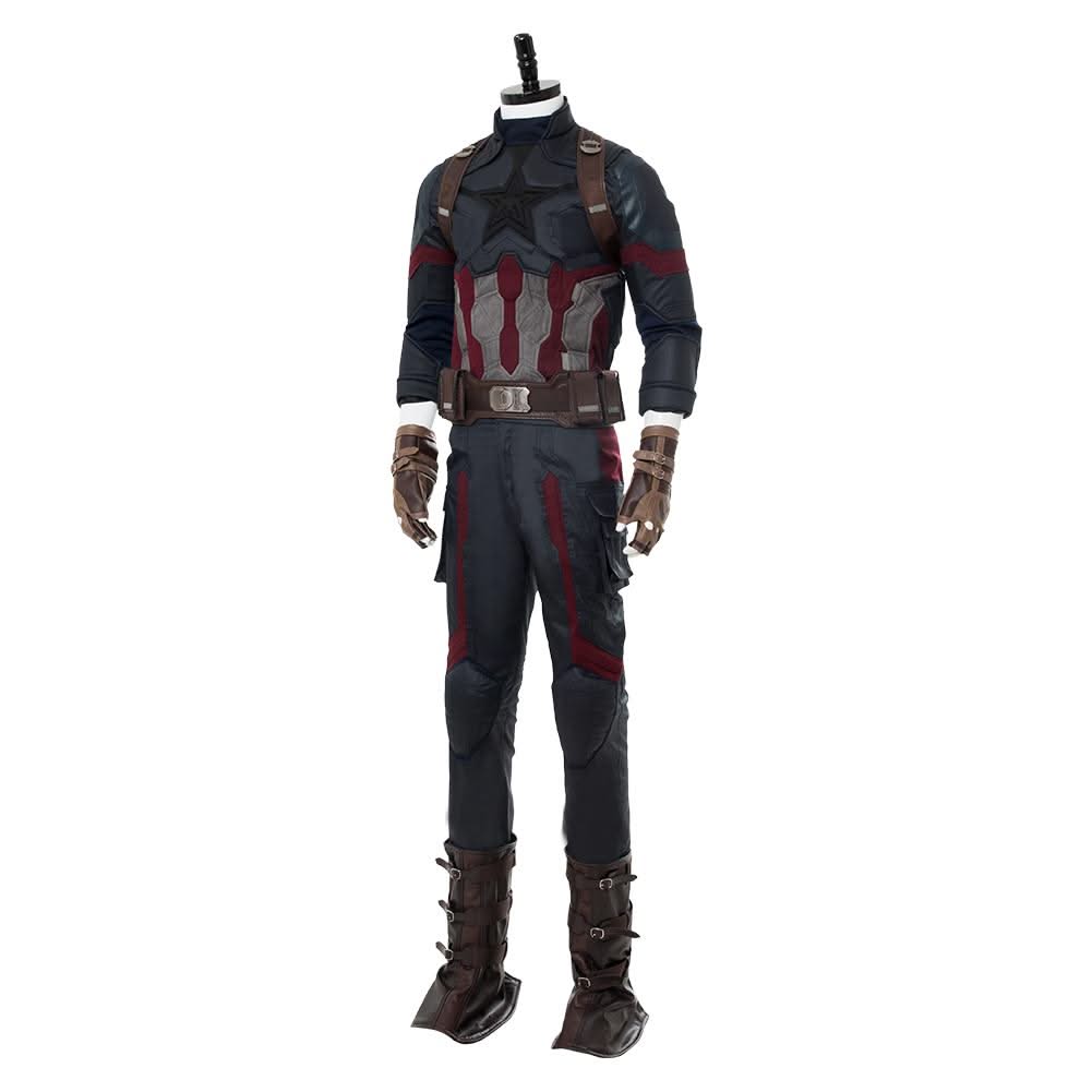 Avengers 3 La guerre de L'infini Captain America Cosplay Costume – Image 4