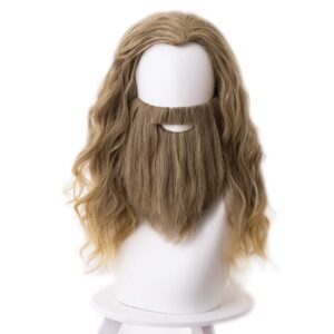 Avengers 4 Endgame Fat Thor Cosplay Perruque + Barbe