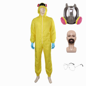 Breaking Bad Walter White Jaune Combinaison Cosplay Costume
