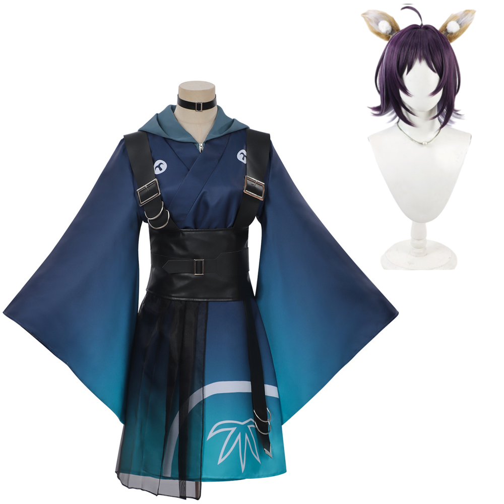 Cosmic Princess Kaguya(2026) Sakayori Iroha‌ Robe de Scène Bleue Cosplay Costume
