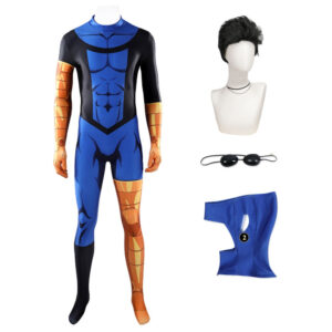 Cosplay Costume Mark Grayson Invincible 4(2026) TV Cosplay Combinaison Bleue Homme