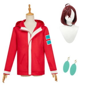 Dandadan Momo Ayase Veste Rouge Cosplay Costume