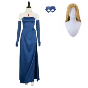 Dispatch(2025) Blazer Robe Bleue Cosplay Costume