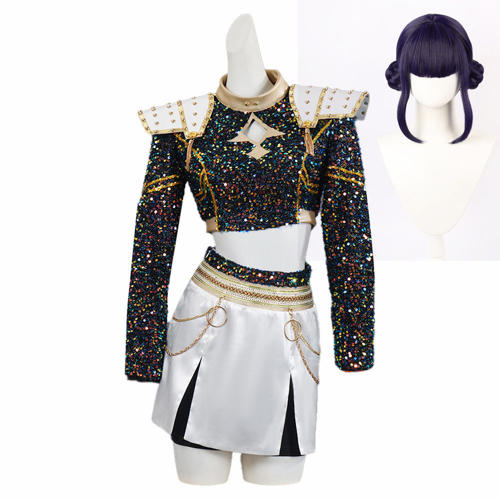 Enfant Zoey Golden Tenue Noire Cosplay Costume – Image 2