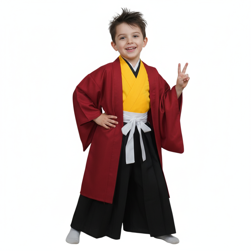 Enfant Les Rôdeurs de la Nuit Tsugikuni Yoriichi Cosplay Costume