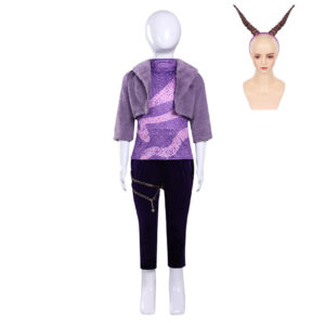 Enfant Zootopia 2(2025) Gazelle Tenue Violette Cosplay Costume