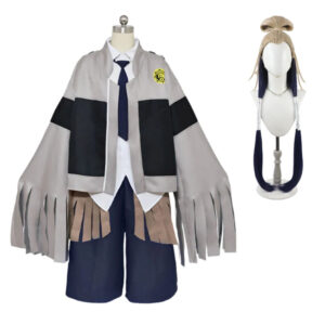 Gachiakuta Tamji Keinzu Tenue Grise et Noire Cosplay Costume
