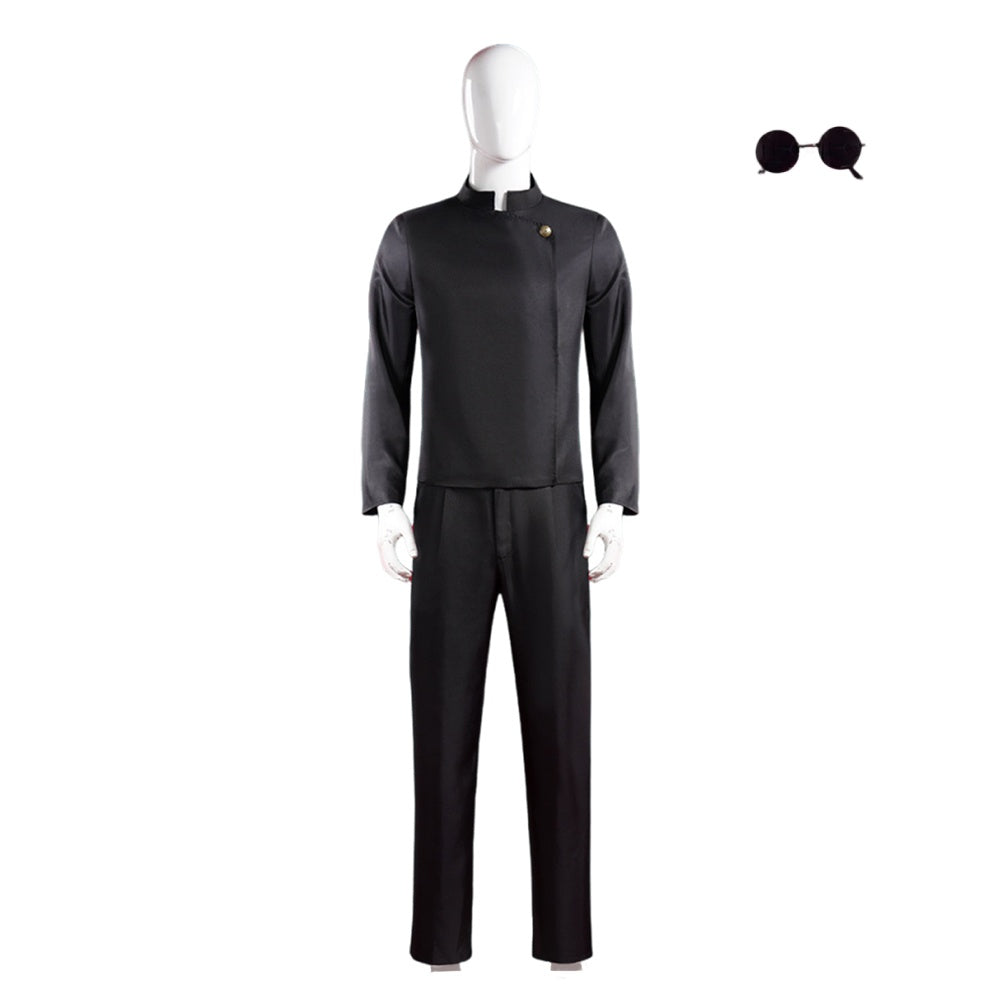 Gojo Satoru Jeune Tenue de l’École d’Exorcisme Cosplay Costume – Image 3