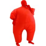 Gonflable Combinaison Taille d'Adulte Cosplay Costume Version Rouge