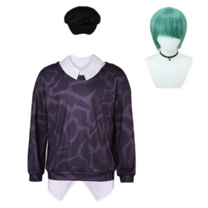 Baby Haut Imprimé Noir+Chapeau Cosplay Costume