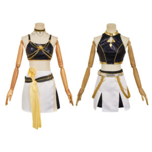 Mira Zoey Tenue à Bretelles Noir Cosplay Costume