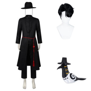 Jinu Tenue Noire Cosplay Costume