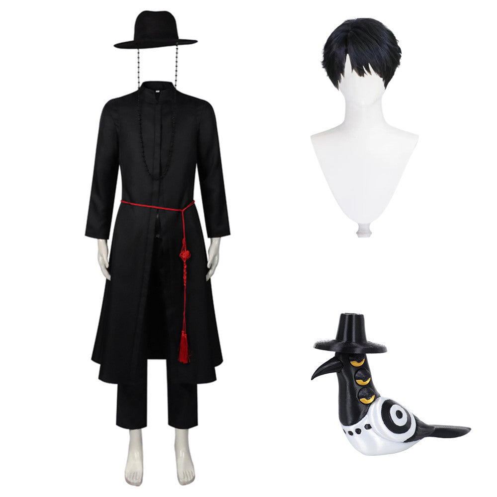 Jinu Tenue Noire Cosplay Costume – Image 3