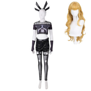Magik Tenue Noire Punk Cosplay Costume