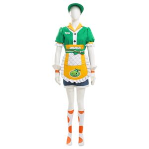 Overwatch D.VA Mei-Ling Zhou MEI Honeydew Skin Cosplay Costume
